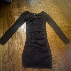 Black lace tight fitting dress from mod’s international! Great condition!!